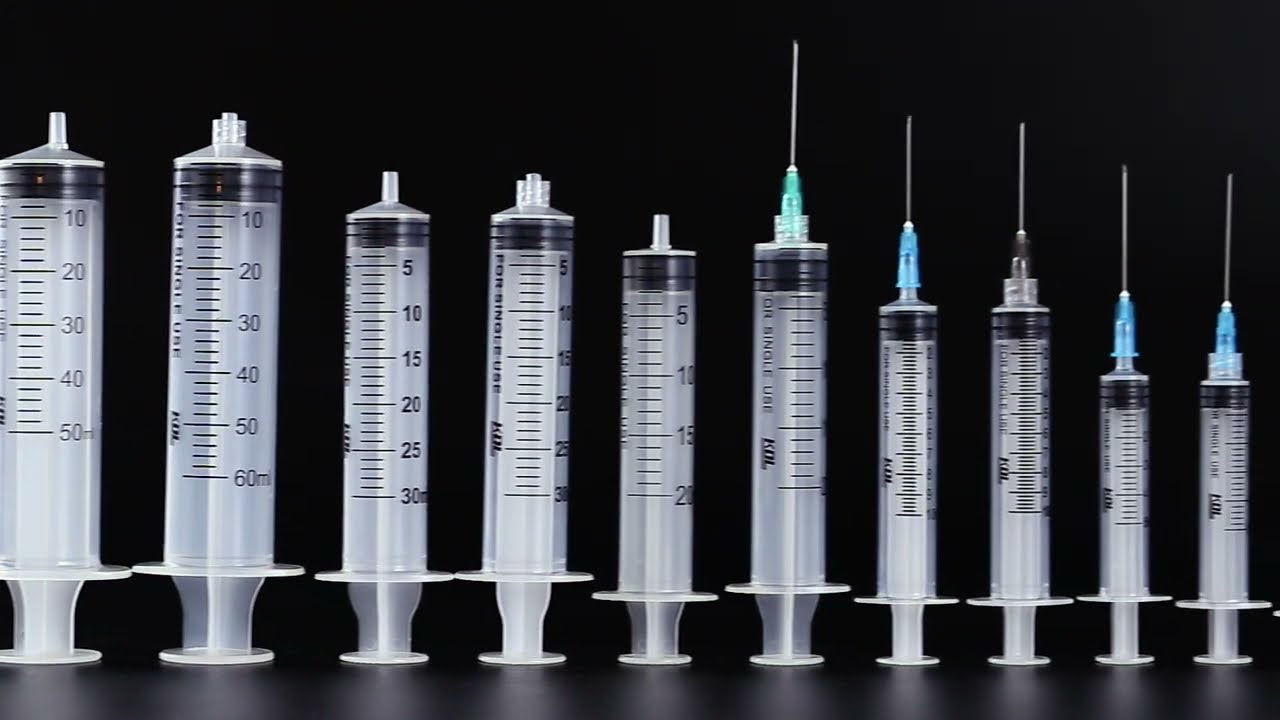 Syringes With Needles | Medical Syringe With Needle 360° Product Showcase