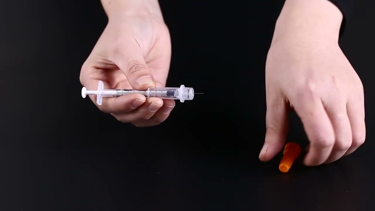 Standard Luer Lock Syringe | 1 mL Syringe with Needle & Slip Tip