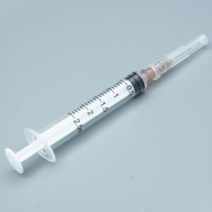 Jeringa de 2,5 ml-con aguja-jeringuilla desechable médica