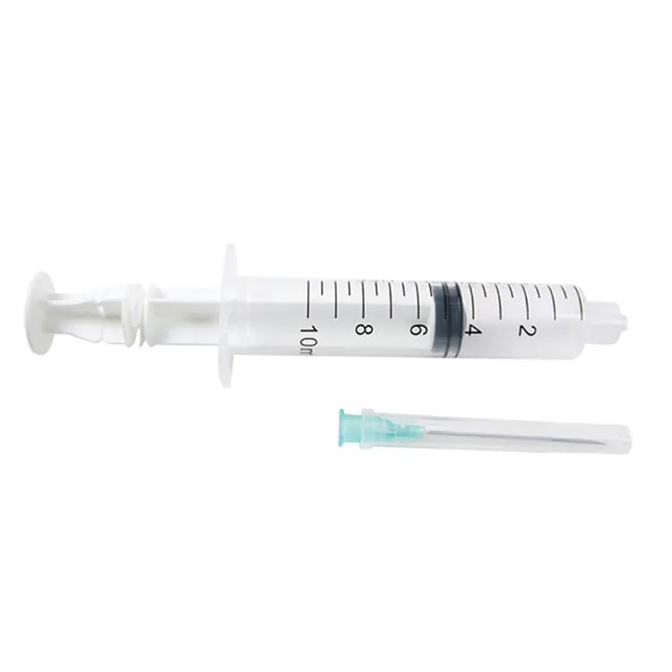 Jeringa AD 10 ml - jeringa autodesactivable - aguja