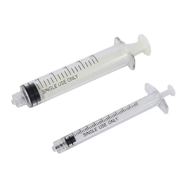 Jeringa de policarbonato 10 ml transparente desechable