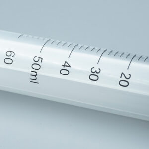 Jeringas de 60 ml desechables de 3 piezas con Luer Slip, PP transparente sin aguja